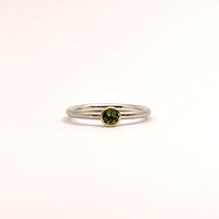 Ring - Tourmaline, Gold 750, Silver 925