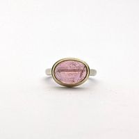 Ring - Tourmaline, Silver 925, Gold 750