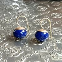 Ear Jewelry - Lapis Lazuli, Gold 750