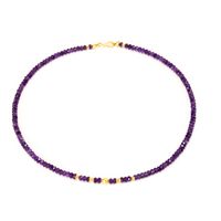 Necklace - Amethyst, Gold 750