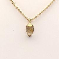 Pendant - Rutile Quartz, Gold 750